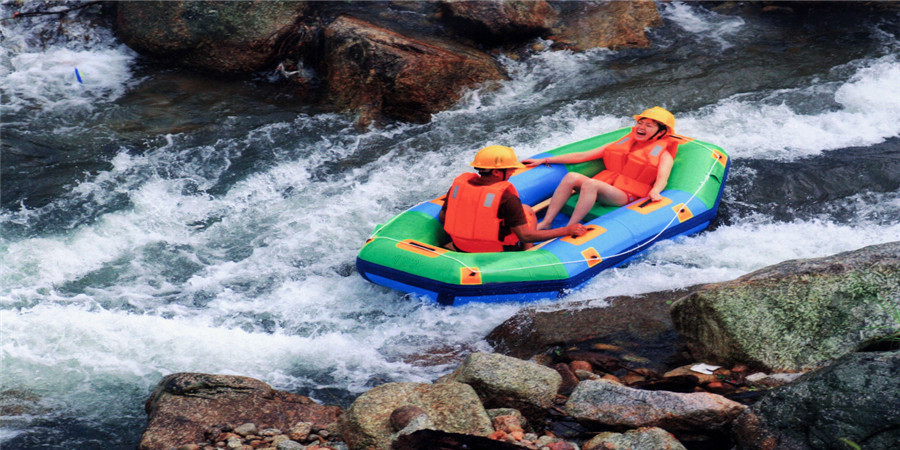 天堂寨十八盘漂流