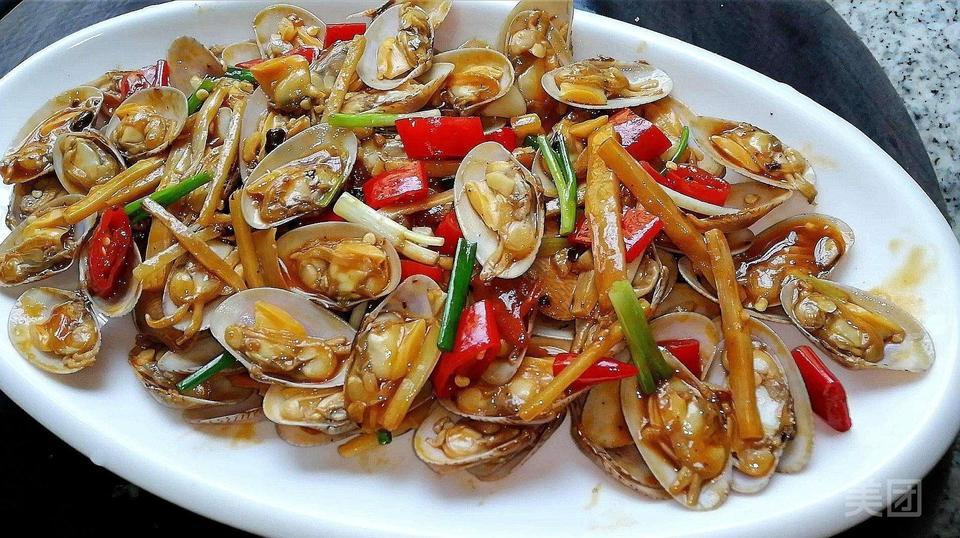辣炒花甲螺图片