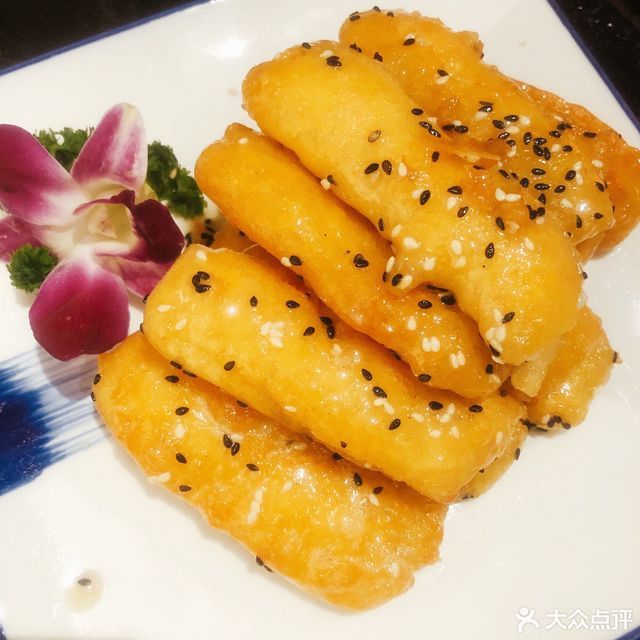 脆皮奶香山药图片