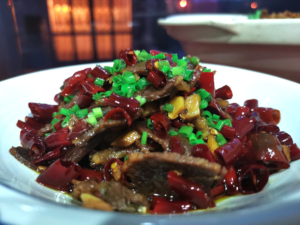 风干咸牛肉图片