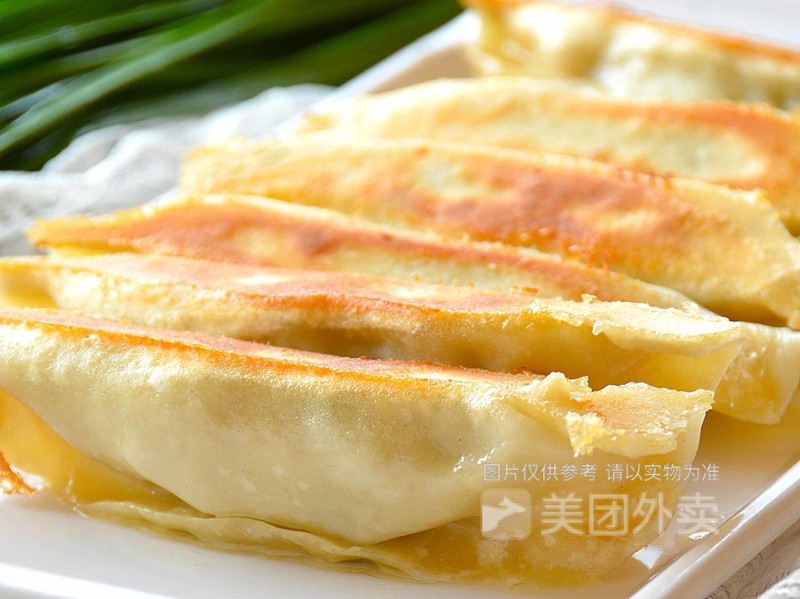 肉三鲜锅贴图片