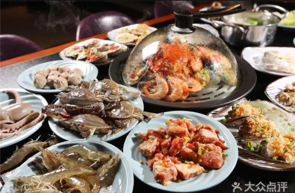 蓝鲸蒸汽海鲜自助图片
