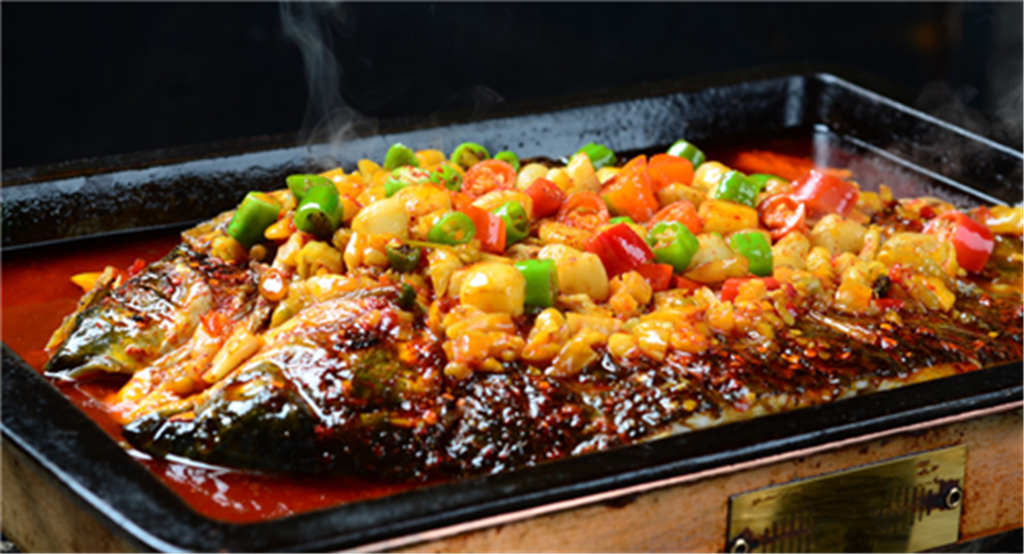 合味谷香锅烤鱼图片