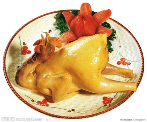 金牌冰皮鸡图片