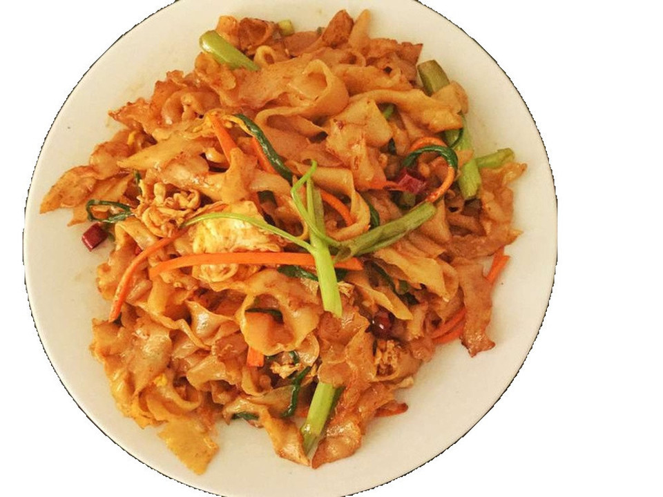 鸡蛋炒刀削面图片