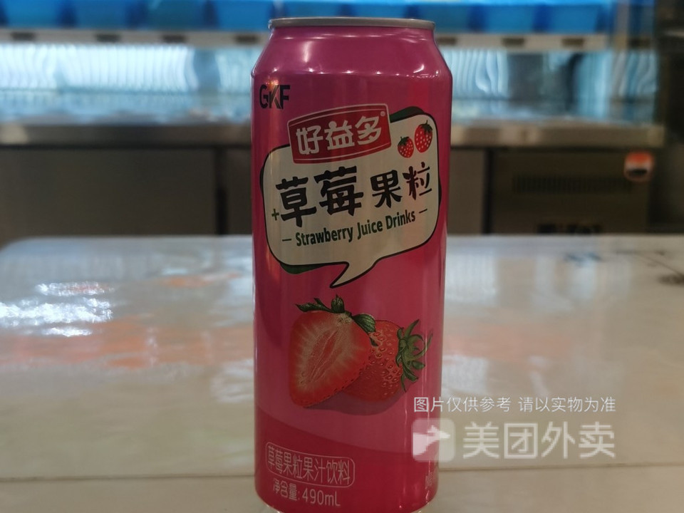 好益多草莓果粒图片