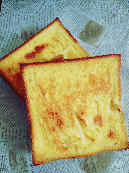 奶香面包片图片