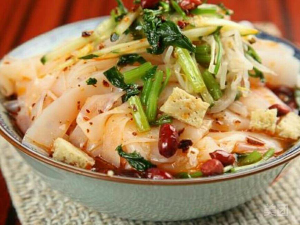 手做肉肉凉皮图片