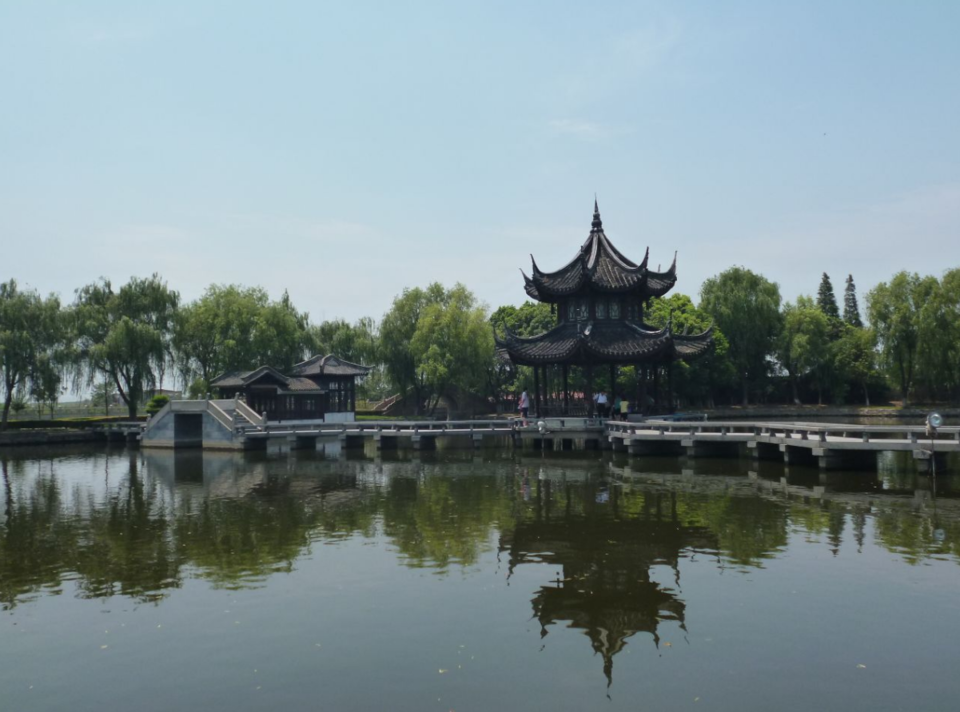 百花洲公园图片