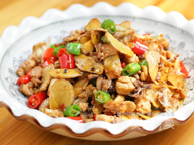 老姜炒鸡图片