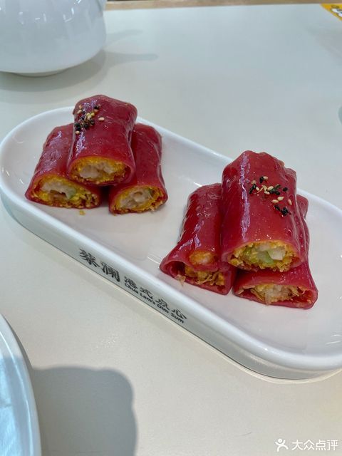 蔡澜鲜虾红米肠图片