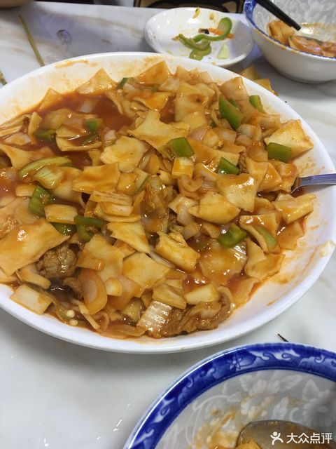 新疆炒麵片圖片