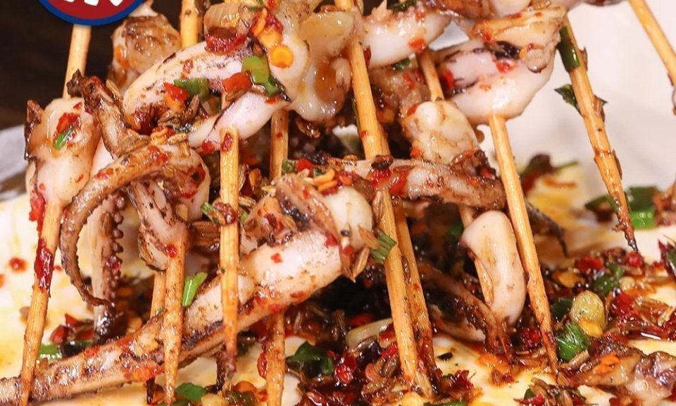 火爆鱿鱼须图片