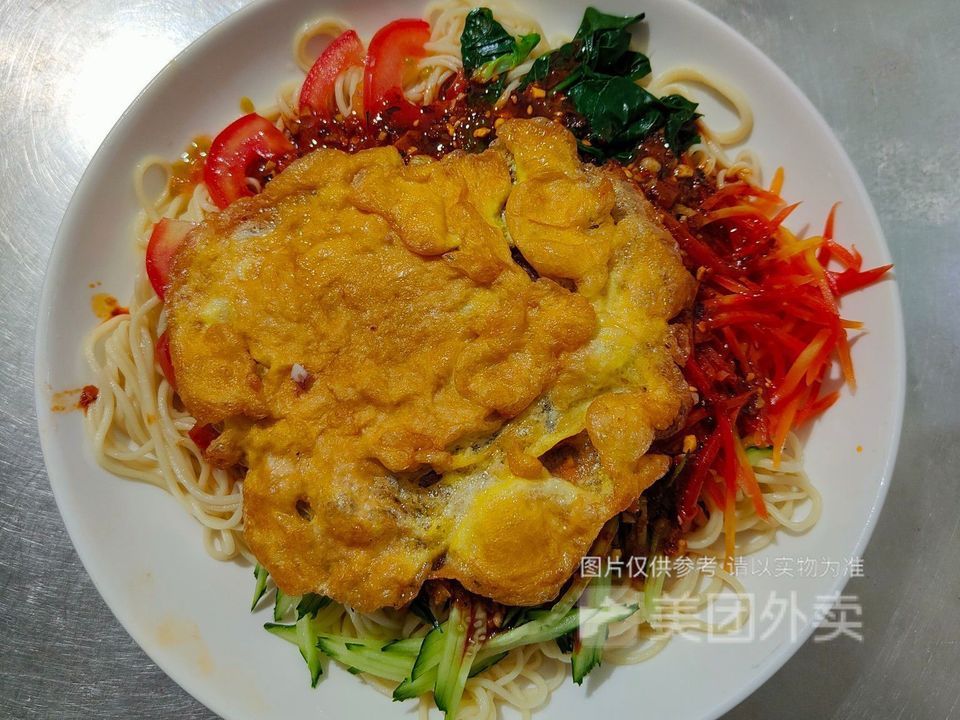 鸡蛋凉面图片