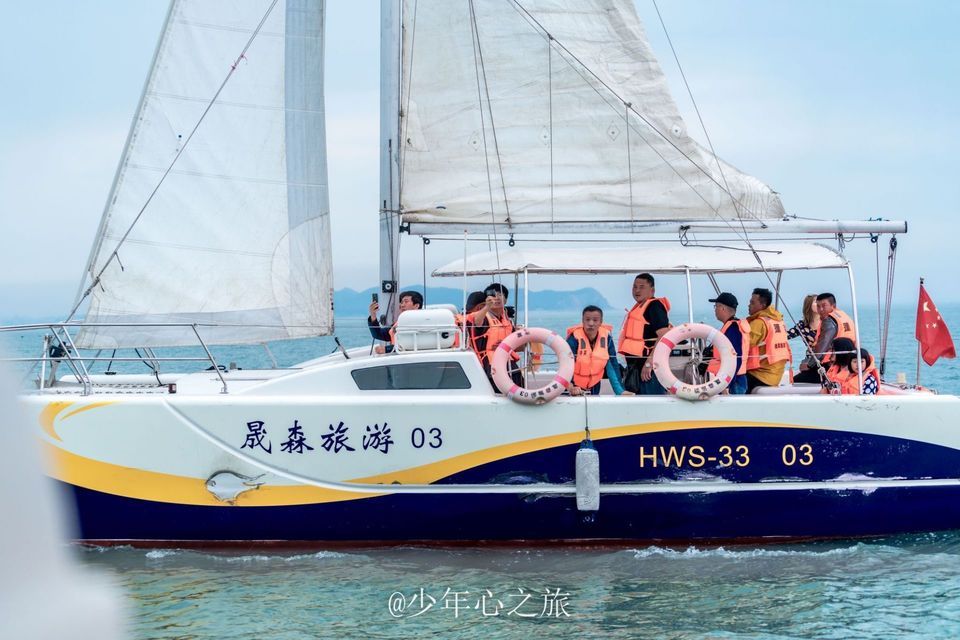 海仙阁游艇帆船图片