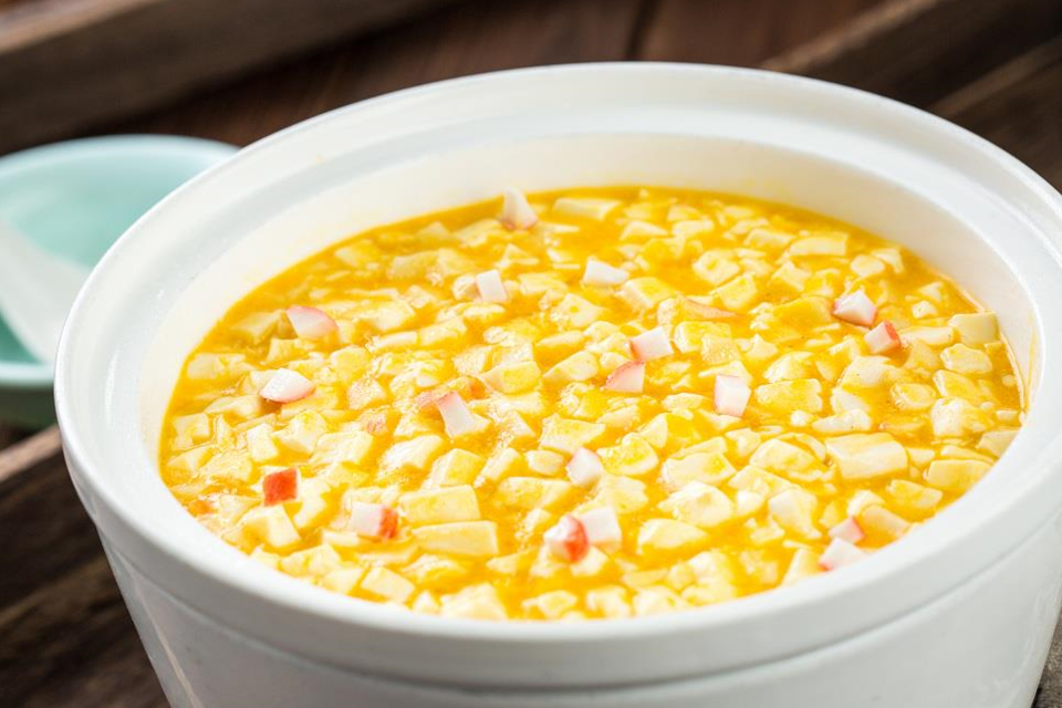 鲜虾蟹黄豆腐图片