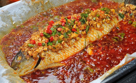 龙湖紫都城巫山纸包鱼图片