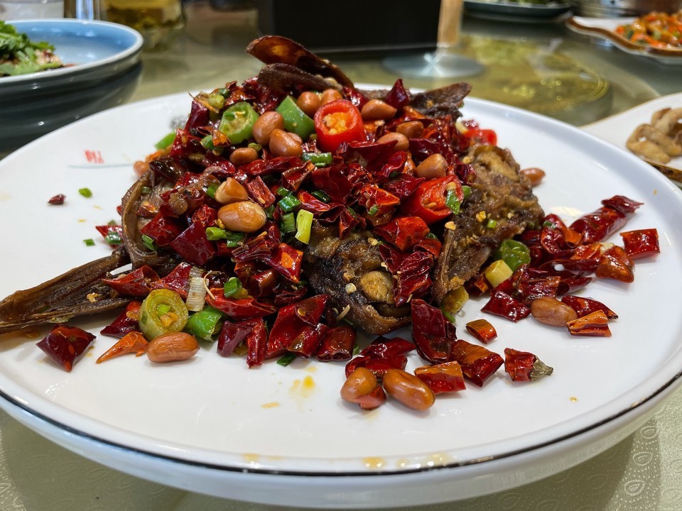 辣炒老鸭头图片