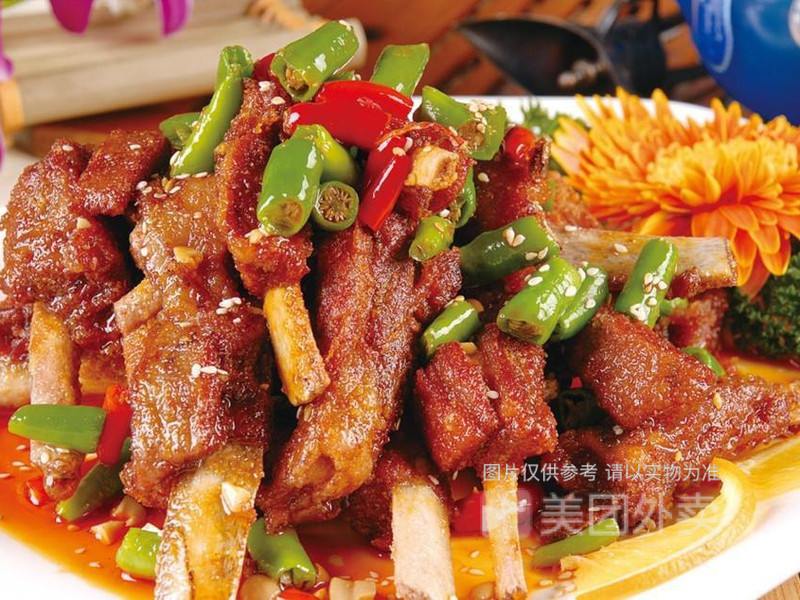 手撕羊排图片