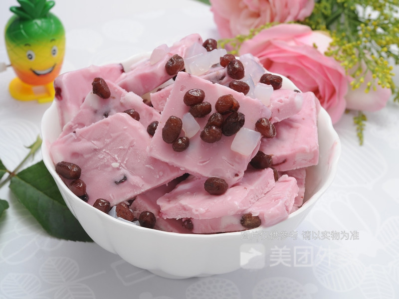 蓝莓味炒酸奶图片
