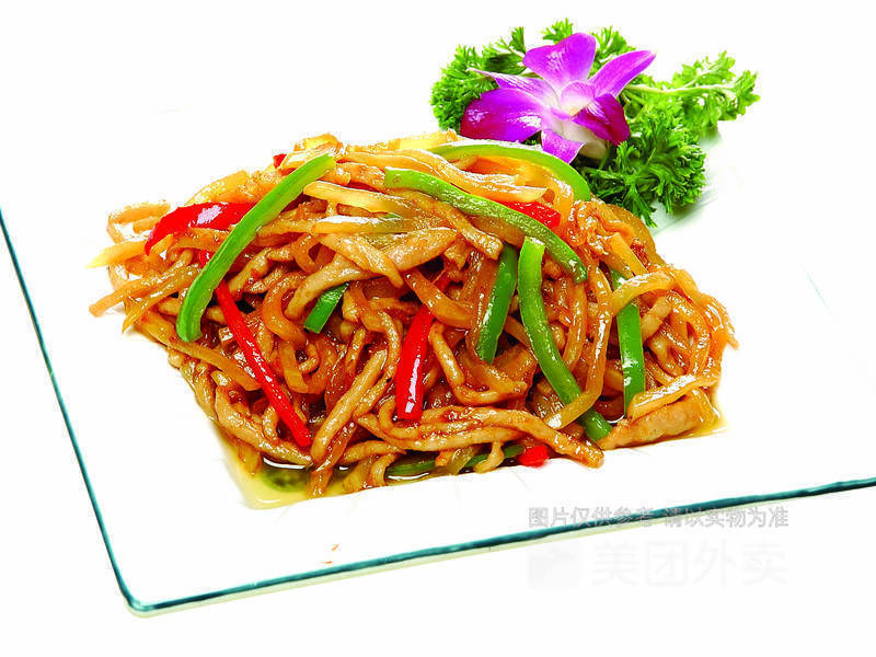 酸萝卜炒肉丝图片