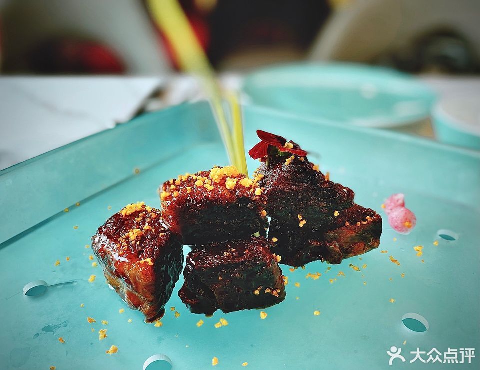 橙香脆皮牛肉粒图片