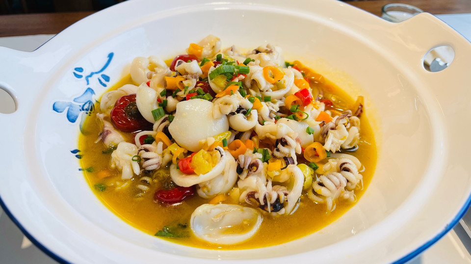 泡椒墨鱼仔图片