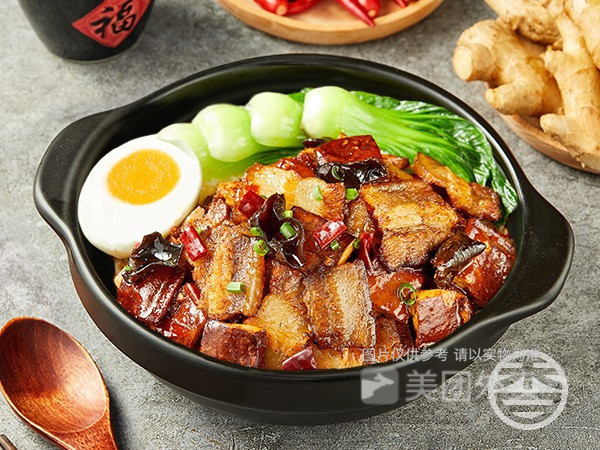 香干回锅肉煲仔饭图片