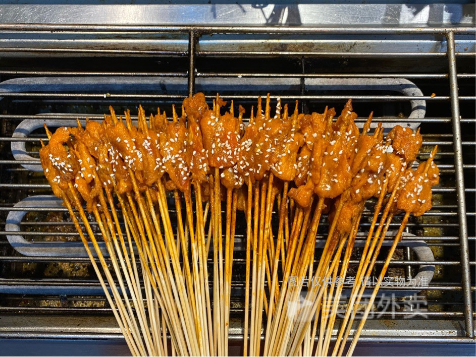 疯狂鸡肉串图片