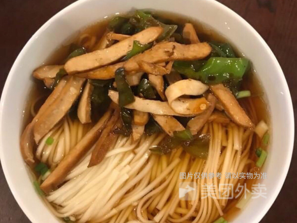 香干肉丝面图片