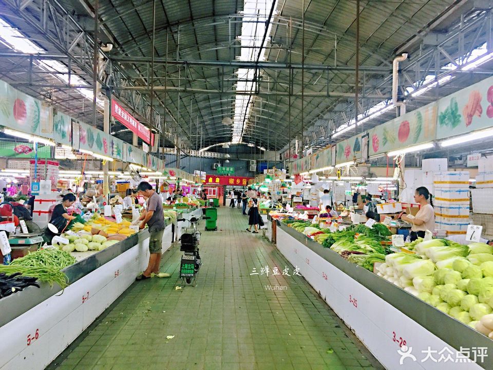 武泰闸蔬菜大市场图片