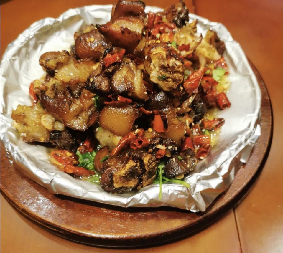 新派锡纸猪手图片