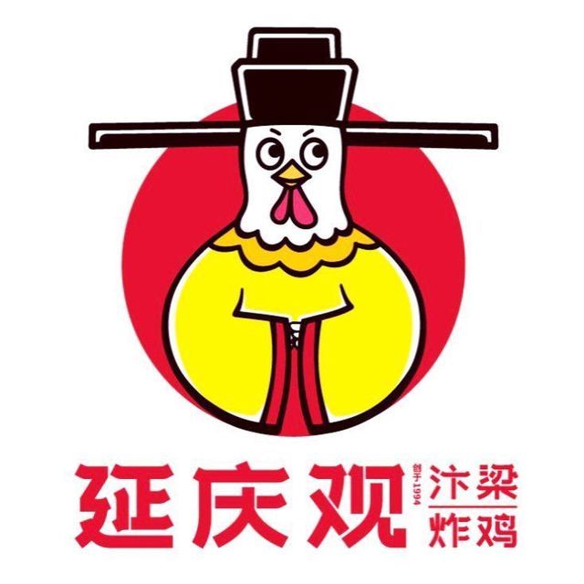 延庆观炸鸡logo图图片