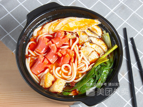 桂花肠菌菇米线图片