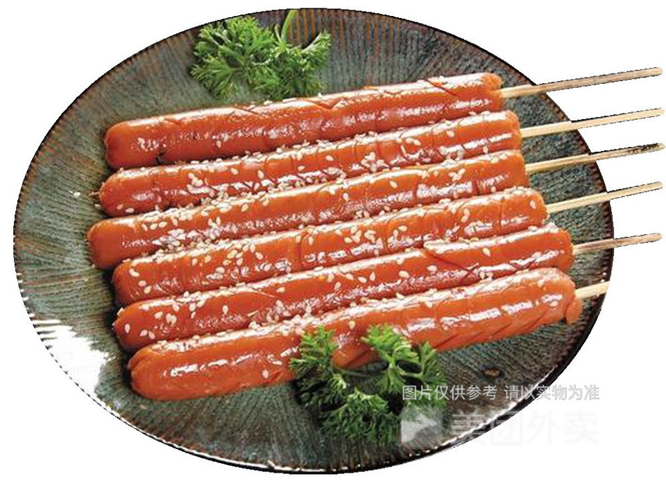 烤鸡肉肠图片