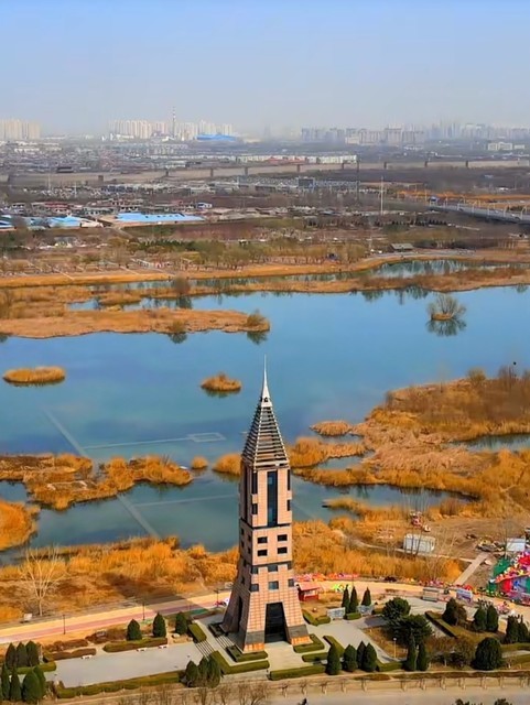 滹沱河滨水生态公园图片