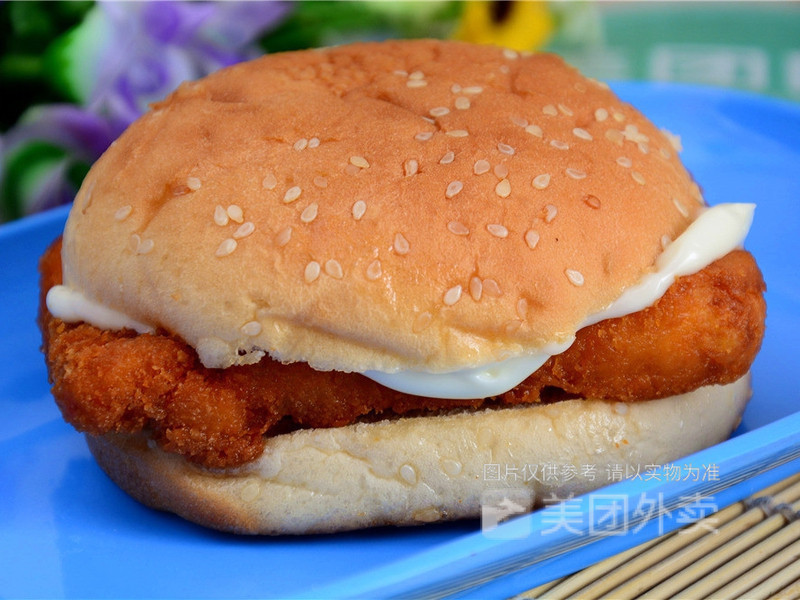 深海鳕鱼堡套餐图片