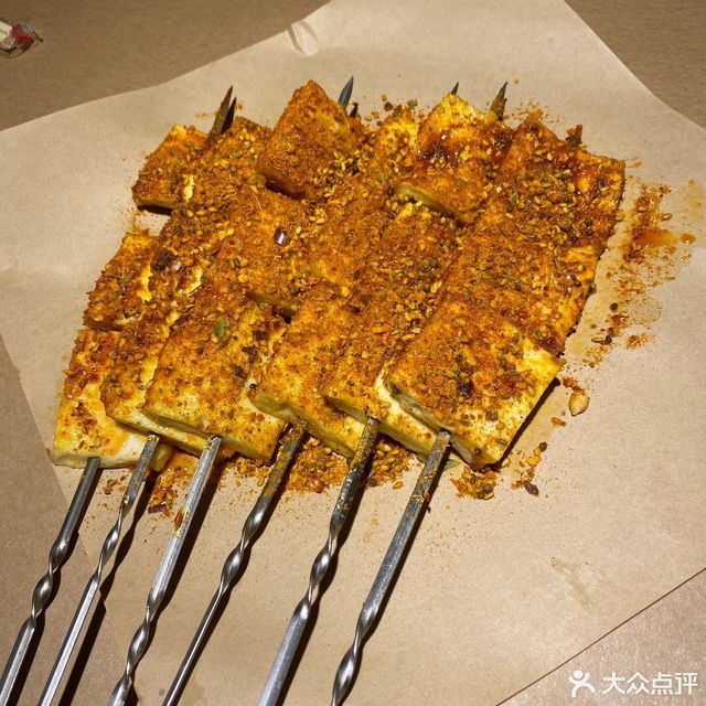 串烤千叶豆腐图片