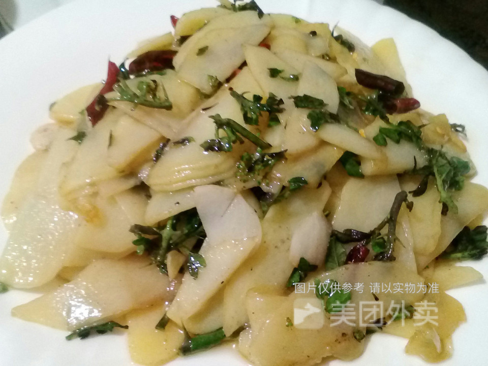 花椒尖炒洋芋图片