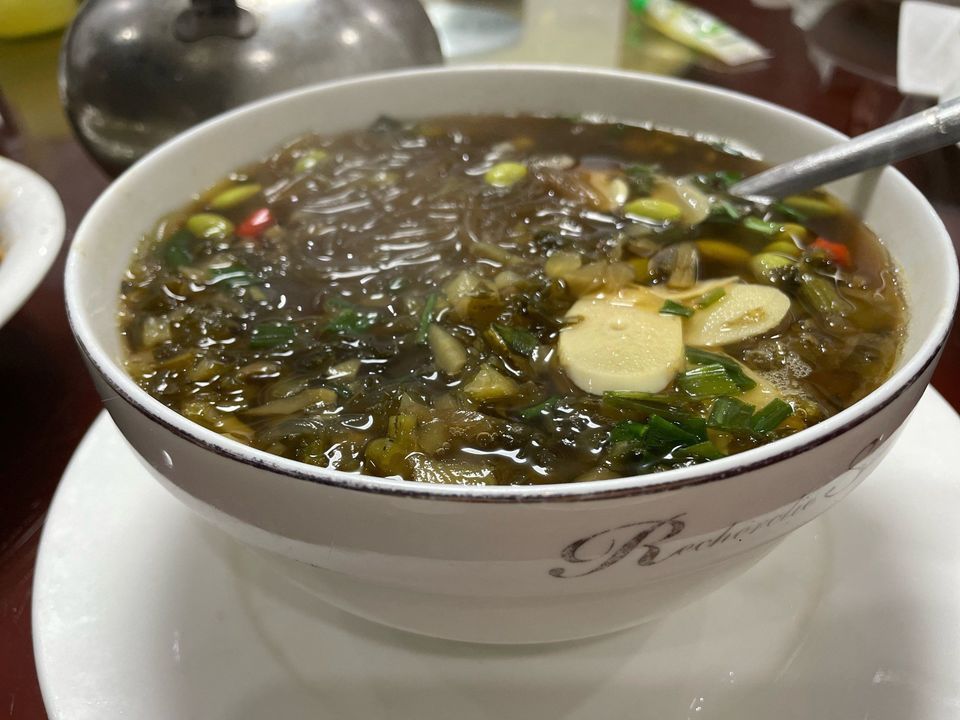 咸菜粉丝汤图片