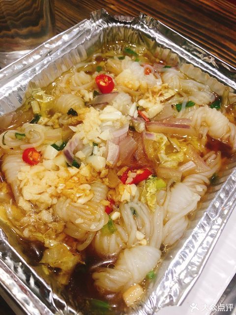 锡纸魔芋丝图片