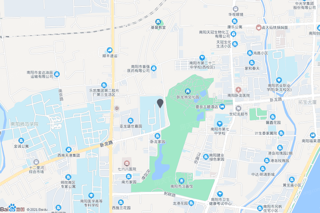 南阳医专地图图片