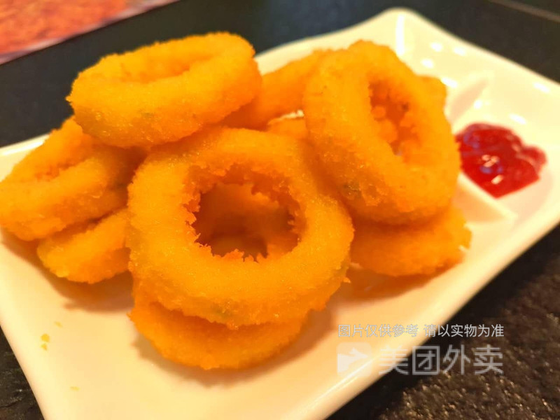 洋葱鸡肉圈图片