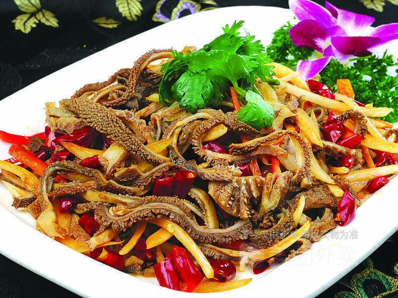 爆炒羊肚图片