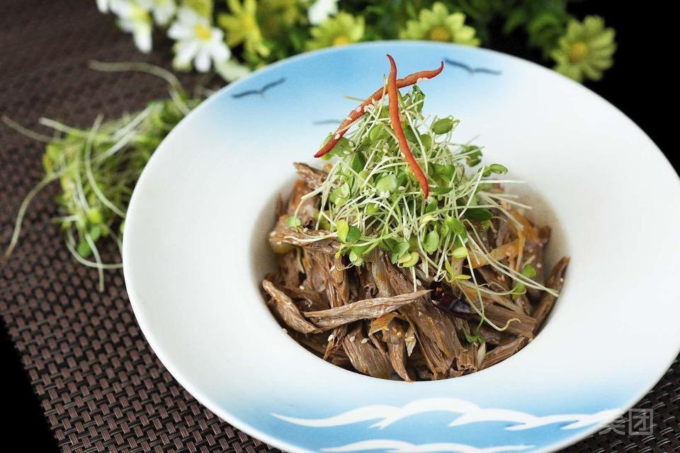 凉拌黑腐竹图片