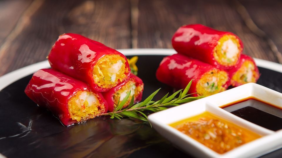 万丽鲜虾红米肠图片