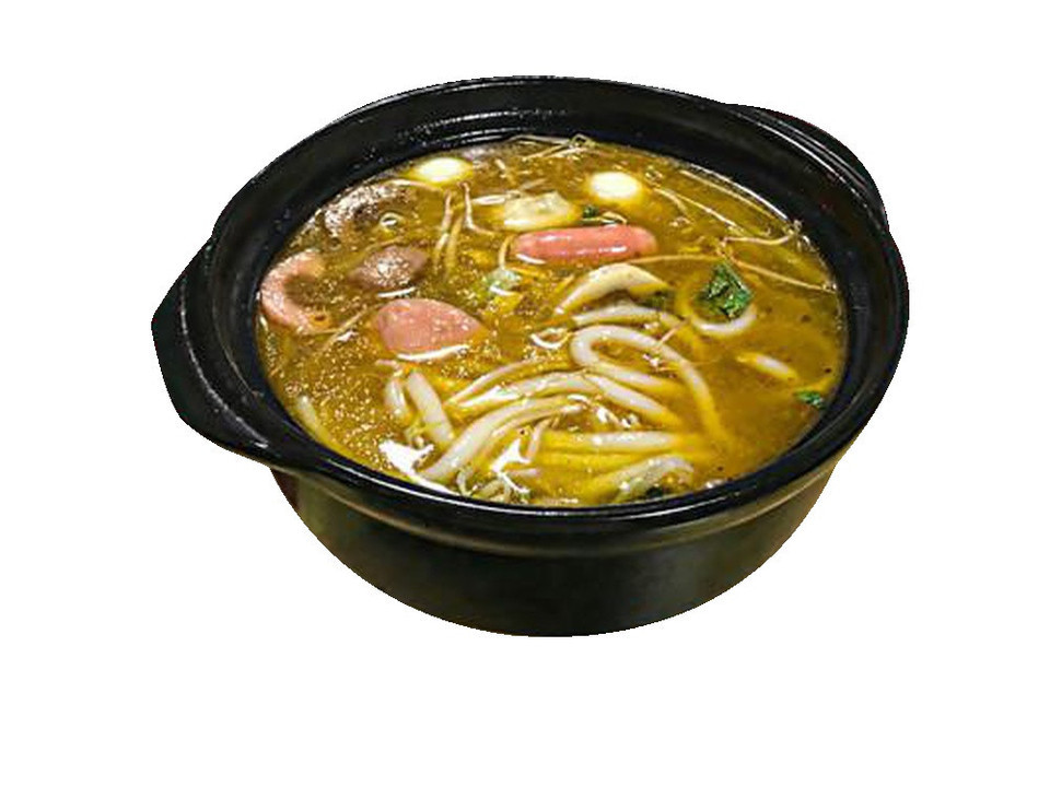 酸辣金汤米线图片