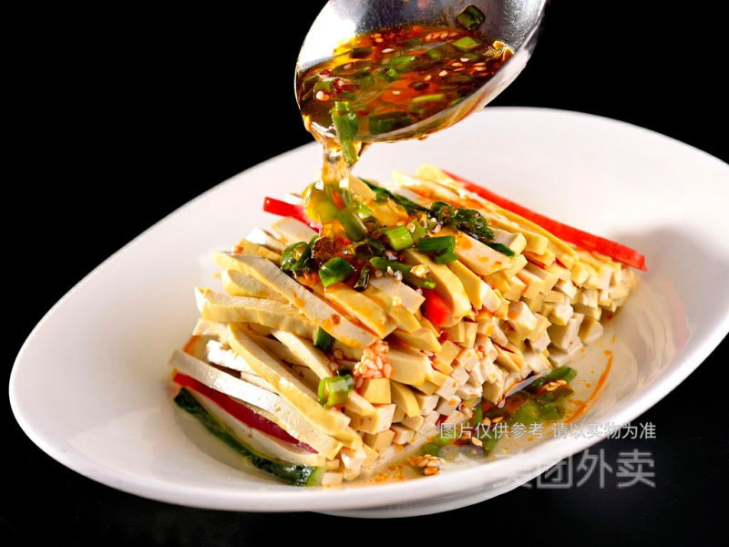 白水豆腐干图片