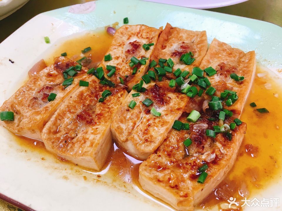 煎酿吕田豆腐图片