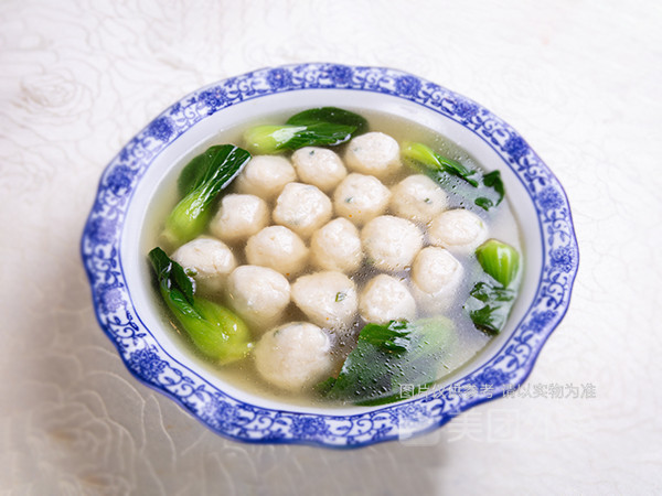 手工鱼丸汤图片